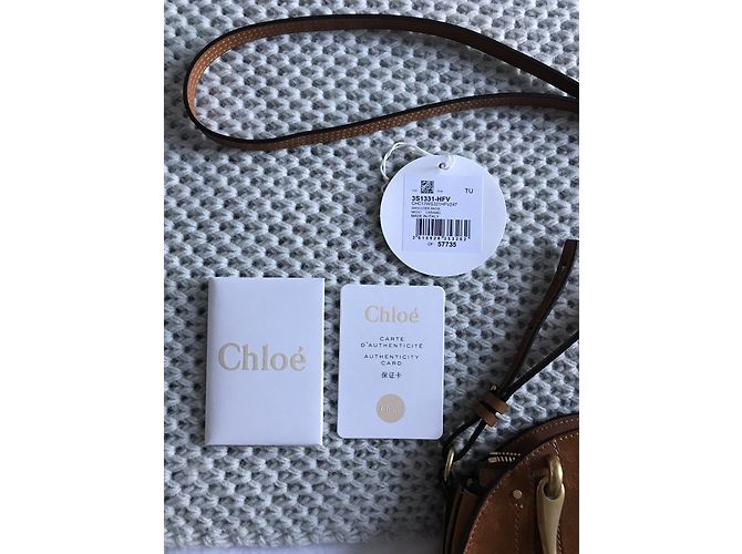 Chloé CHOLE Pixie pequeña bolsa de bronceado - vista 7