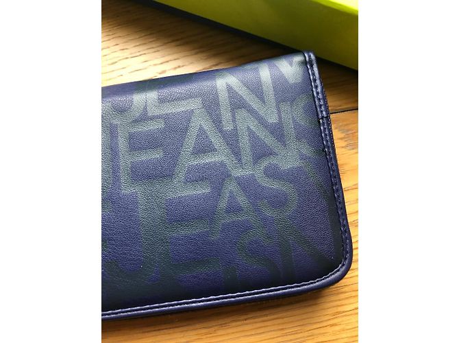 VERSACE JEANS BIG LOGATO PORTAFOGLIO NUOVO VEGAN - vista 3