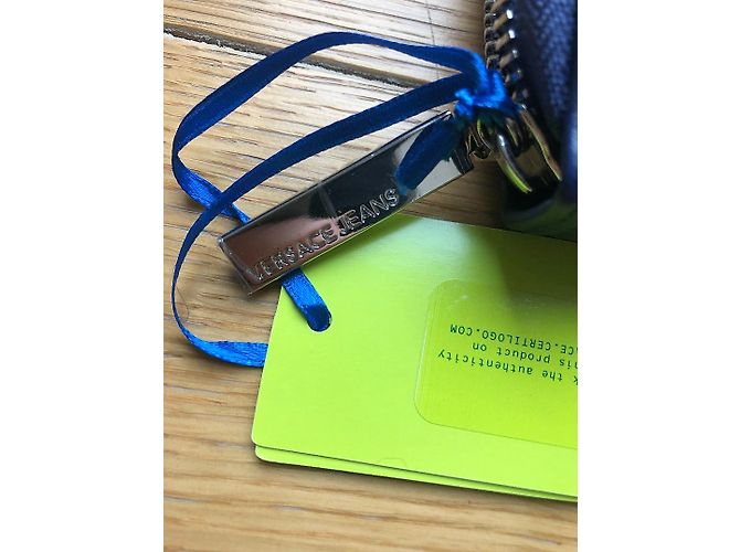 VERSACE JEANS BIG LOGATO PORTAFOGLIO NUOVO VEGAN - vista 8