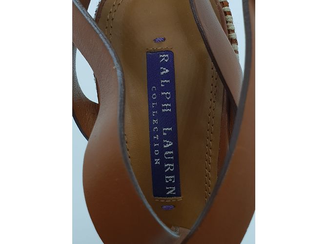 Sandali Ralph Lauren Jodene Tribute Marrone Pelle Caramello - vista 6