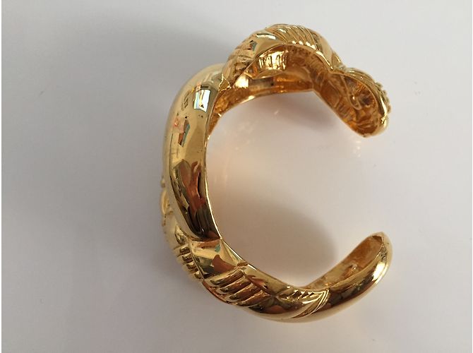 Bracciale Céline in metallo dorato D'oro - vista 2