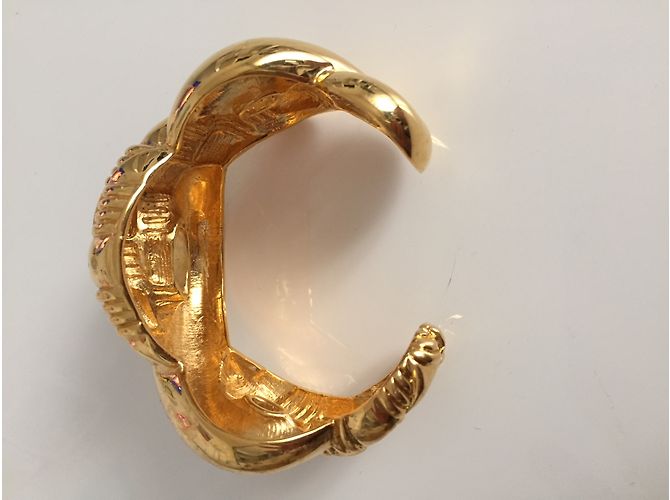 Bracciale Céline in metallo dorato D'oro - vista 6