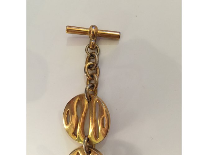 Bracciale Céline in metallo dorato D'oro - vista 2