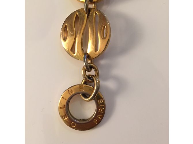 Bracciale Céline in metallo dorato D'oro - vista 4