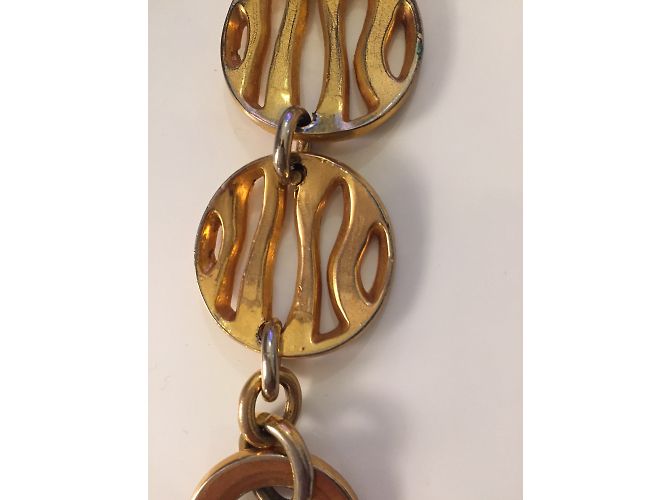 Bracciale Céline in metallo dorato D'oro - vista 7