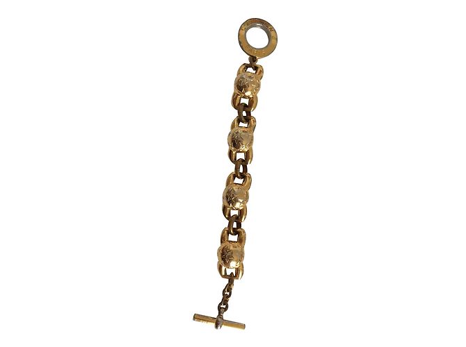 Bracciale Céline in metallo dorato D'oro - vista 2