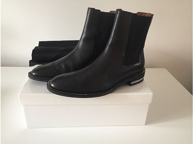 Botines Chelsea Givenchy de piel de cordero negra Negro - vista 3