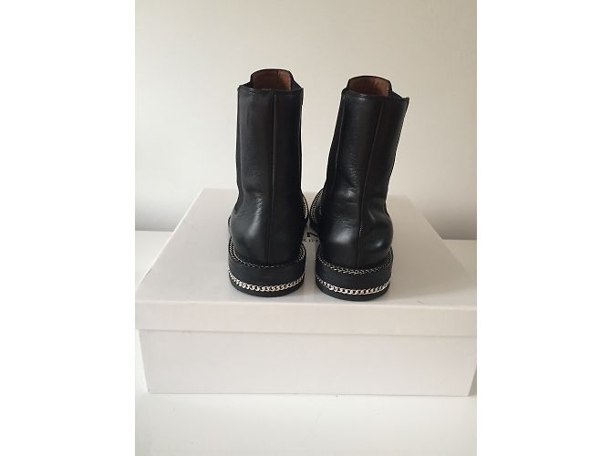 Botines Chelsea Givenchy de piel de cordero negra Negro - vista 4