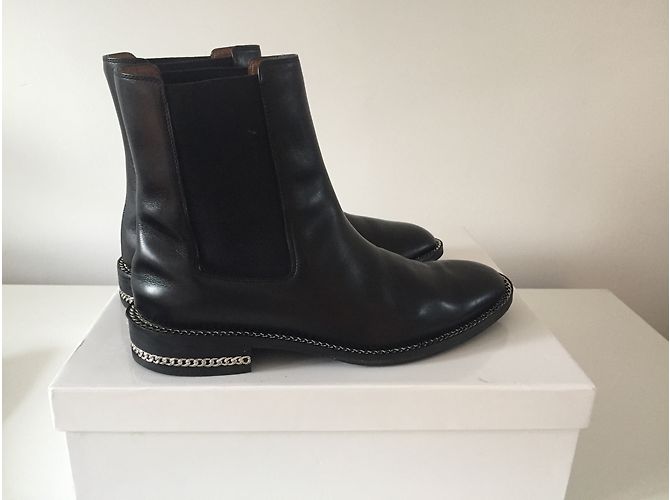 Botines Chelsea Givenchy de piel de cordero negra Negro - vista 5