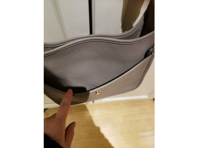 Hermès Borsa Hermes Evelyne 29 Beige - vista 3
