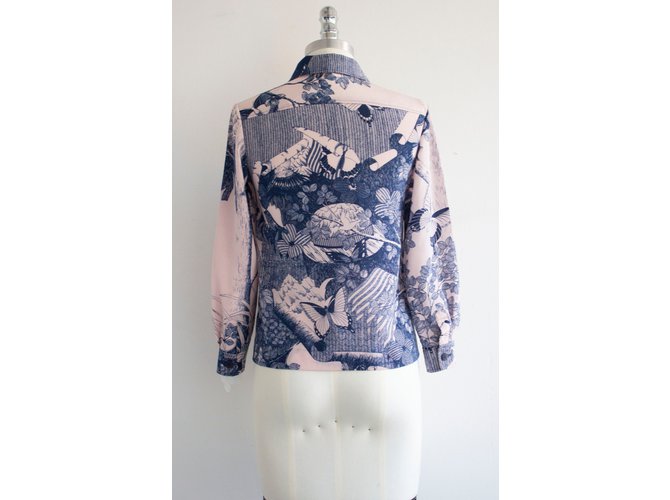 Hanae Mori Tops Azul - vista 9
