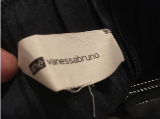 Vanessa Bruno Athe Falda atea de seda de Vanessa Bruno Verde oscuro - vista 3