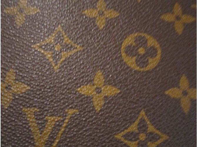 Louis Vuitton Tie Pocket Clutch Brown Cloth - view 5