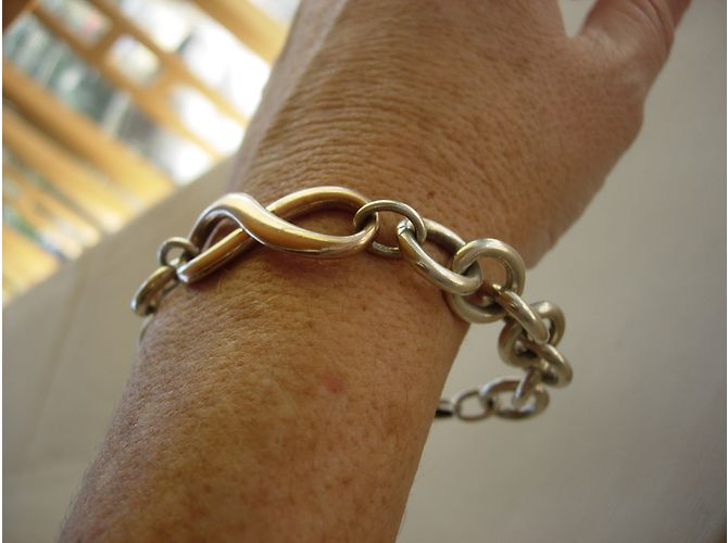 Tiffany & Co Infinity Silber und Rubedo Metall - Ansicht 6