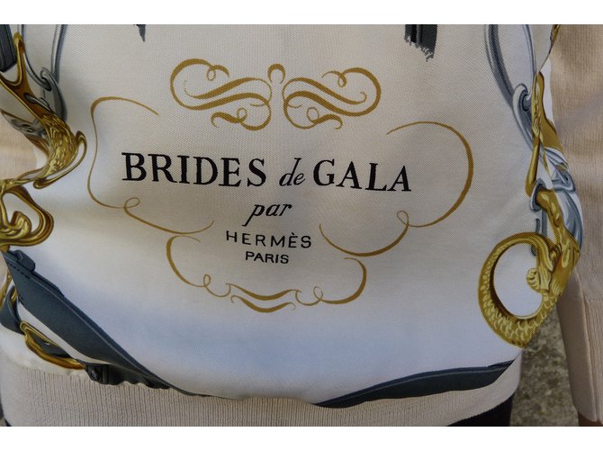 Hermès gala de freio Bege Cru - vista 3