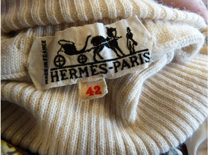 Hermès gala de freio Bege Cru - vista 6
