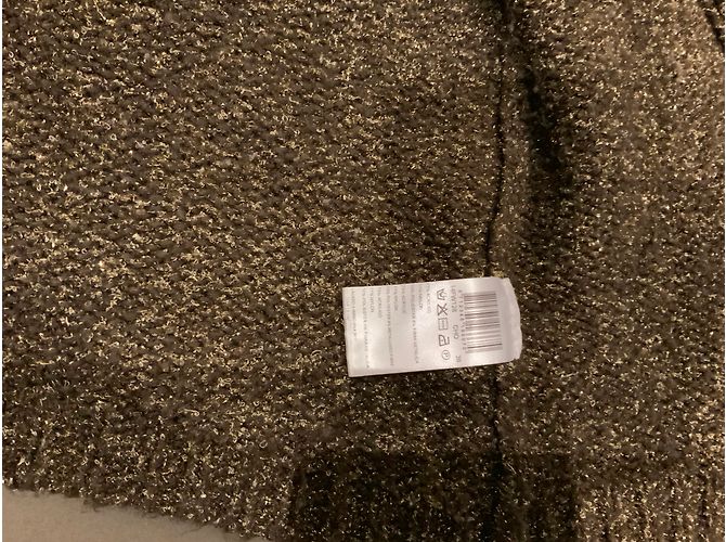 Chaqueta marrón e hilo de oro BDBA T. 38 Dorado Marrón oscuro - vista 6