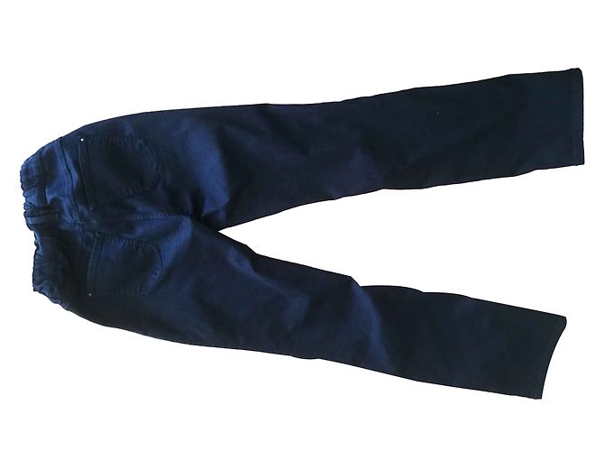 Autre Marque Pantalones elásticos de algodón negro - vista 2