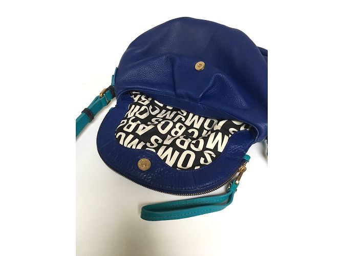 Marc by Marc Jacobs Borsa Natasha Marc di Marc Jacobs Blu Turchese - vista 3