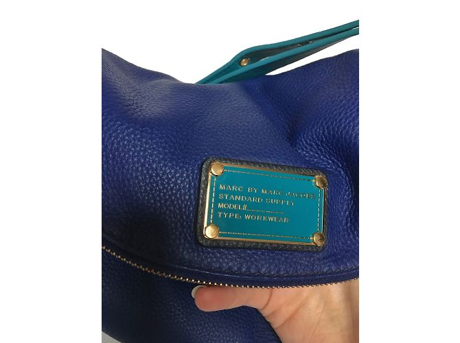 Marc by Marc Jacobs Borsa Natasha Marc di Marc Jacobs Blu Turchese - vista 5