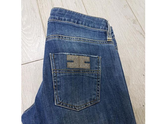 Autre Marque Vaqueros Ellisabetta Franchi Azul - vista 2