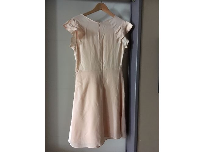 Vestido de seda rosa Claudie Pierlot - vista 4