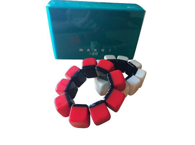 Marni For H&M Esposas Blanco Roja - vista 2