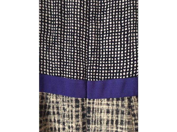Vestido de lápiz Lk Bennett algodón azul gris violeta Púrpura - vista 4