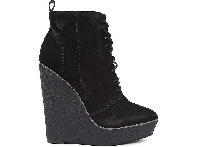 Botines Solar Kurt Geiger de ante negro - vista 3
