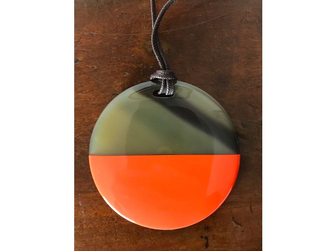 Hermès Cuerno largo y lacado. Naranja - vista 4