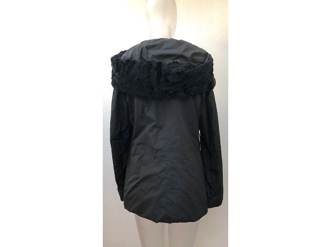 Giacca corta Pennyblack nera con cappuccio Nero - vista 3
