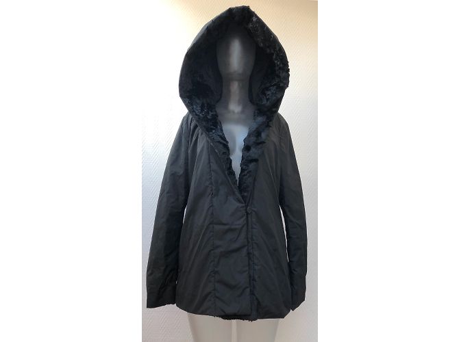 Giacca corta Pennyblack nera con cappuccio Nero - vista 4