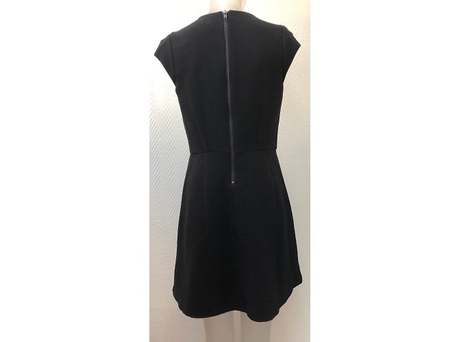 Bel Air Kleid Schwarz aus Polyester Größe 40 - Ansicht 2