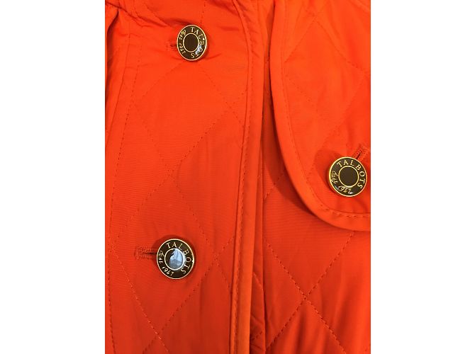 Autre Marque Talbots Mantel Orange aus Polyester Größe S - Ansicht 3