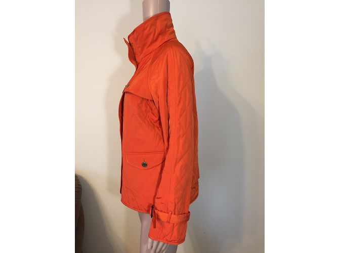 Autre Marque Talbots Mantel Orange aus Polyester Größe S - Ansicht 4