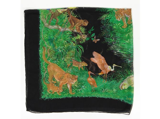 “Hermès ‘Equateur’ Châle mousseline de soie” Multicolore - vista 6