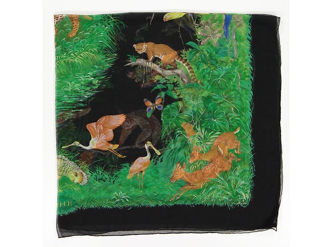 “Hermès ‘Equateur’ Châle mousseline de soie” Multicolore - vista 7
