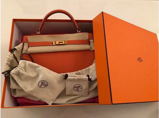 Hermès Kelly 32cm Orange - Ansicht 5