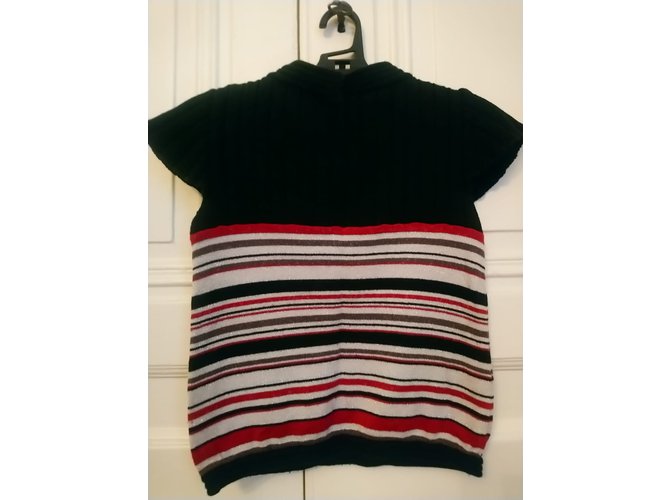 Pull Kenzo en coton fille 8 ans Multicolore - vue 2
