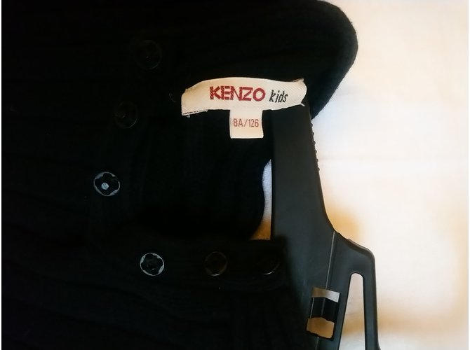 Pull Kenzo en coton fille 8 ans Multicolore - vue 5