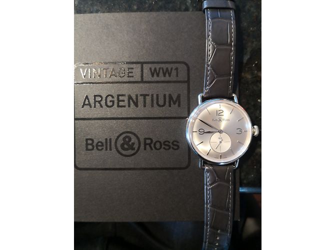 Bell & Ross Vintage WW1 Argentium Silver Silber - Ansicht 2