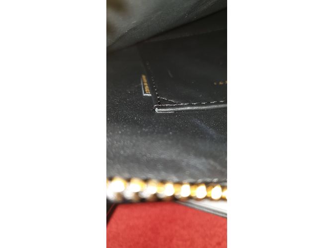 Giuseppe Zanotti Logo l Clutch / Pochette in pelle nera con coccodrillo RRP £500 Nero - vista 7