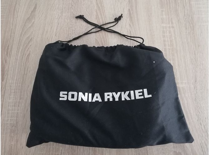 Vintage Sonia Rykiel Handtasche Schwarz Gelb - Ansicht 3