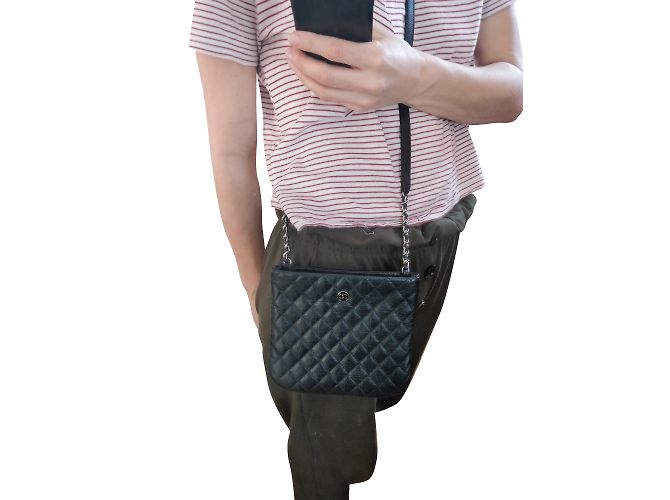 Chanel crossbody uniforme Preto - vista 2