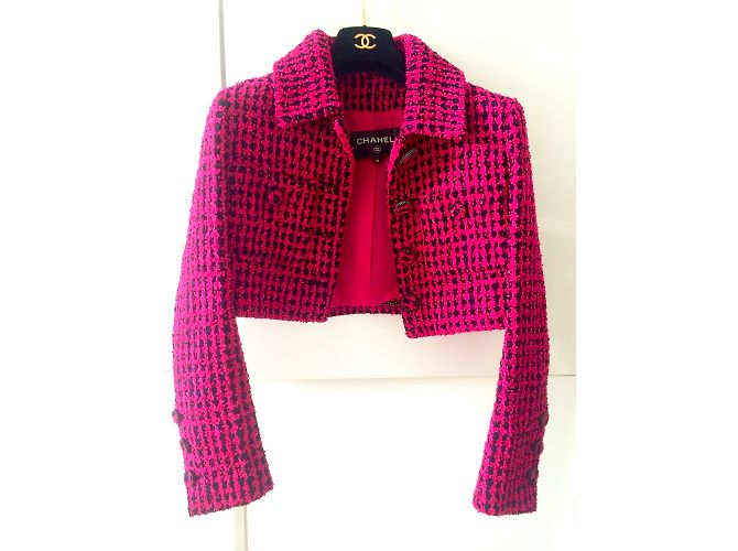 Giacca corta Chanel Rosa - vista 2