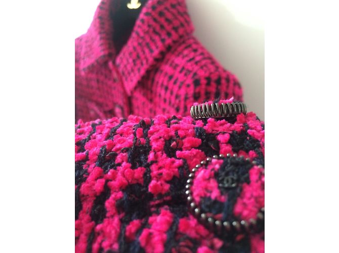 Giacca corta Chanel Rosa - vista 5