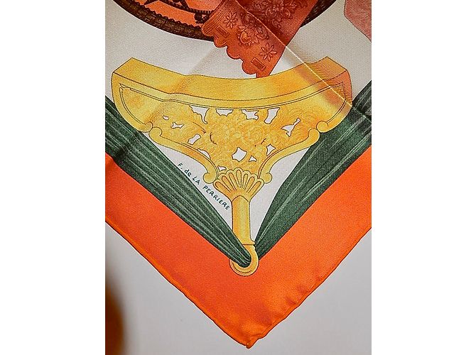 Hermès BRACKETS (Vintage silk) Multiple colors - view 10