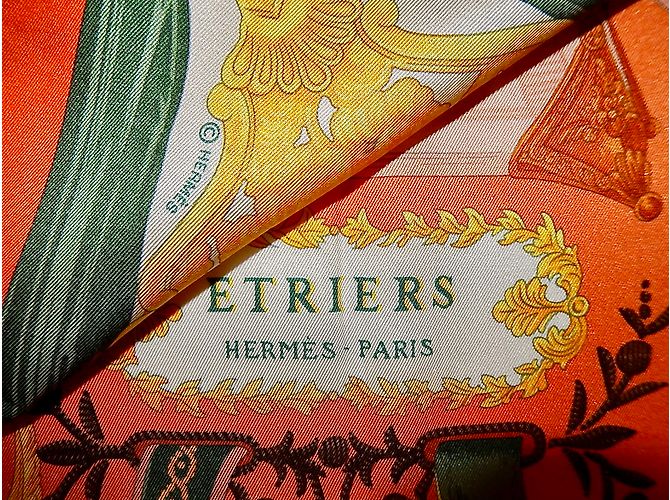Hermès BRACKETS (Vintage silk) Multiple colors - view 12