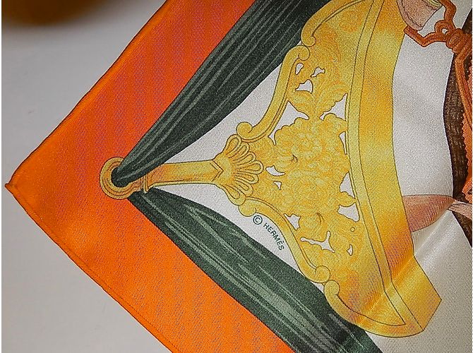 Hermès BRACKETS (Vintage silk) Multiple colors - view 2