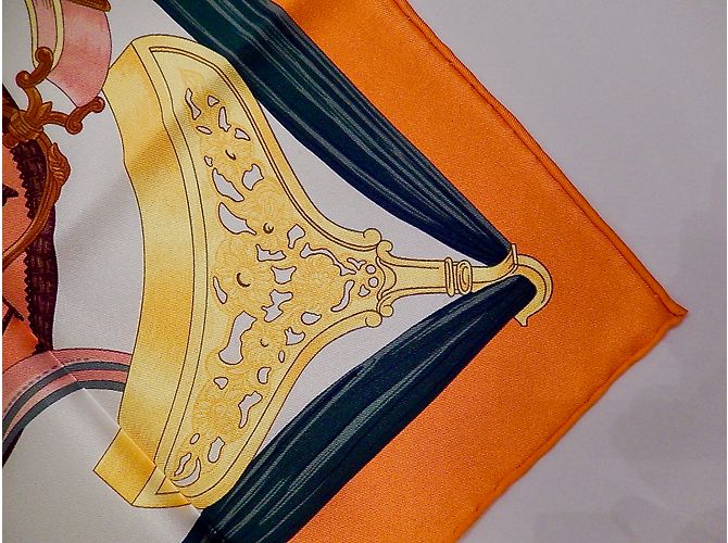 Hermès BRACKETS (Vintage silk) Multiple colors - view 4